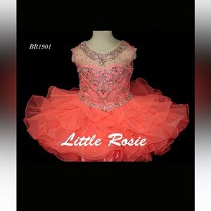 Little Rosie Toddler Pageant Dress